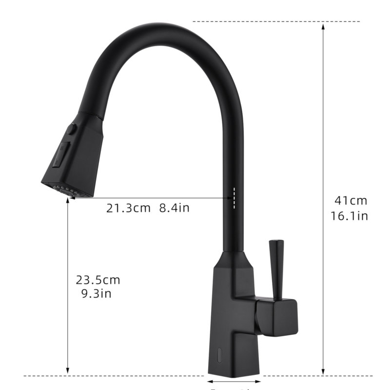 Robinet de cuisine sans contact, robinet de cuisine intelligent automatique mains libres
