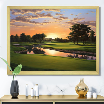 Golf Dawn On The Put II - Golf Wall Art