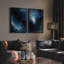 Art mural encadré, rétro, antique, classique pour chambre à coucher - 16 po x 24 po x 2 panneaux-910082885-910082887