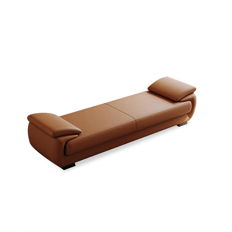 Banc rembourré orange, Orange