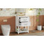 Meuble-lavabo 24 po avec lavabo en céramique-808870627