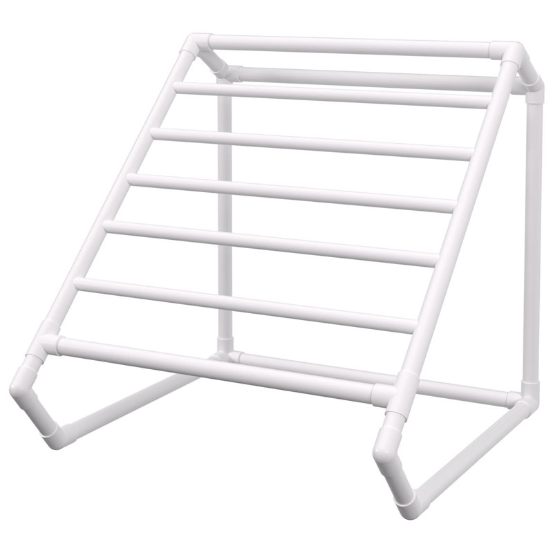 137.2 cm L Plastic 4 - Bar Freestanding Towel Rack