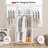 Ultra Tall Extendable Double Rod Garment Rack-1345757723