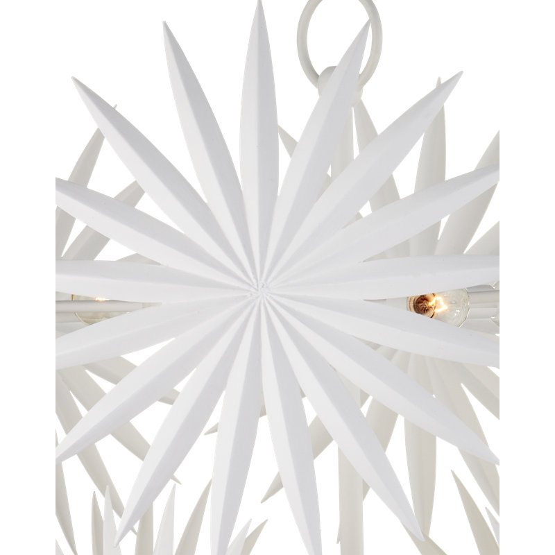 Bismarkia 10 - Light Wrought Iron Chandelier by Marjorie Skouras
