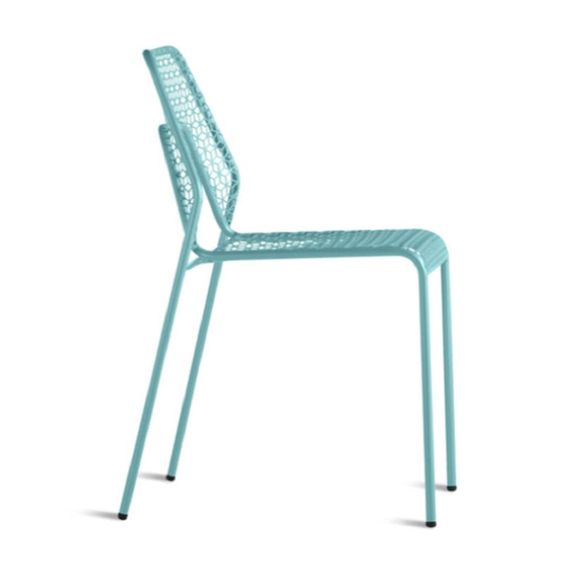 Hot Mesh Outdoor Dining Side Chair, Aqua
