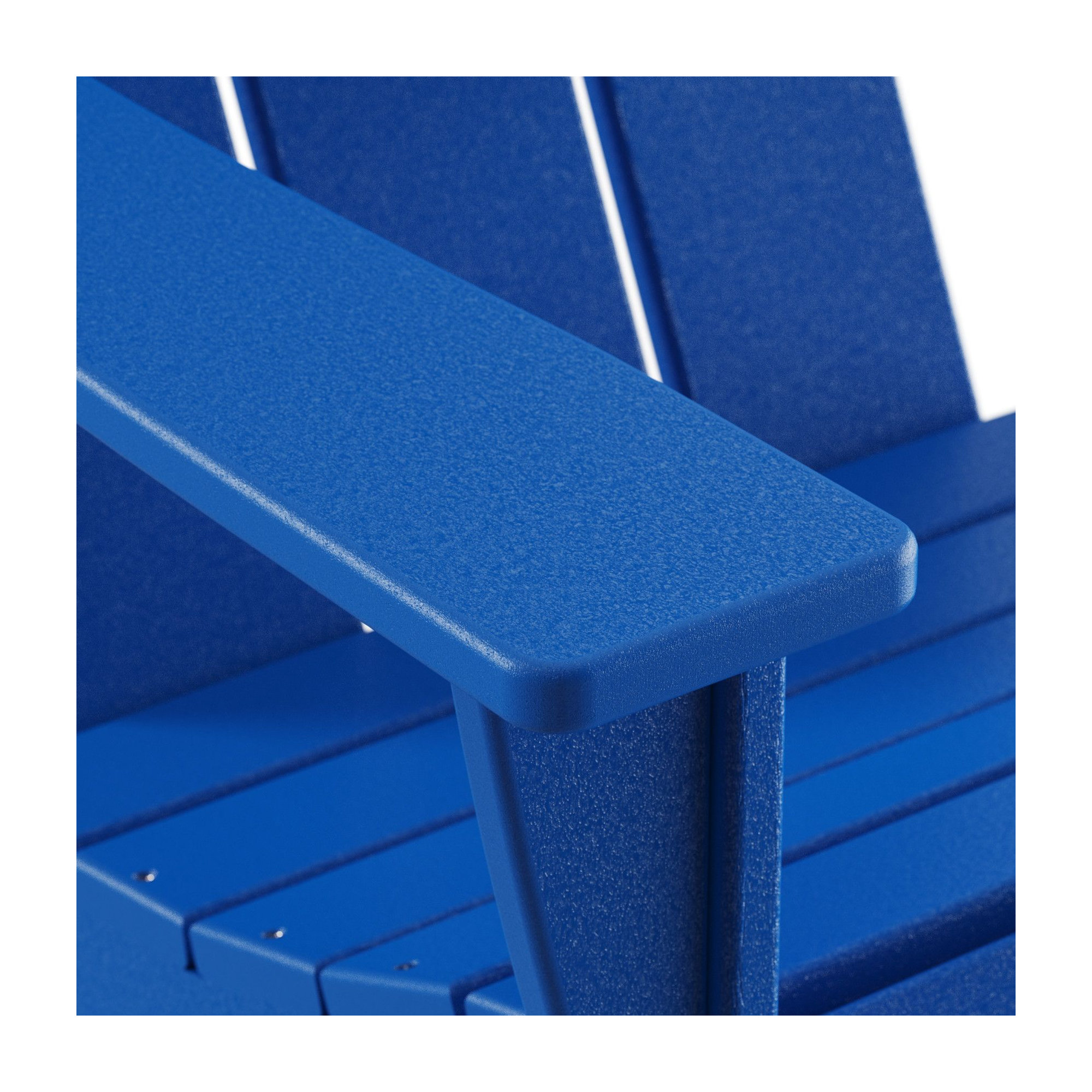 POLYWOOD Modern Adirondack Chair, Pacific Blue