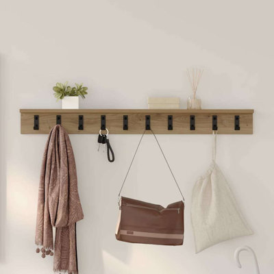 Wall-Mounted Coat Rack 100 X 10.5 X 10.5 Cm