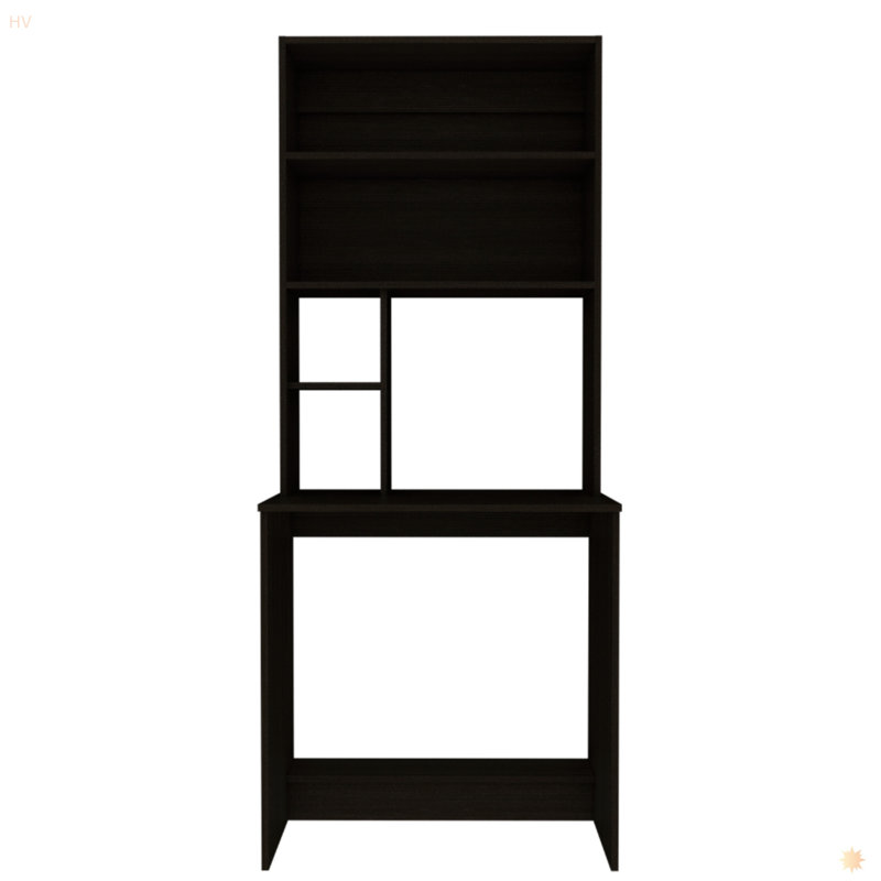 Bureau d'ordinateur, tablette inférieure, quatre tablettes