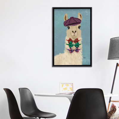 «Llama Dapper» par Fab Funky - impression d'art graphique