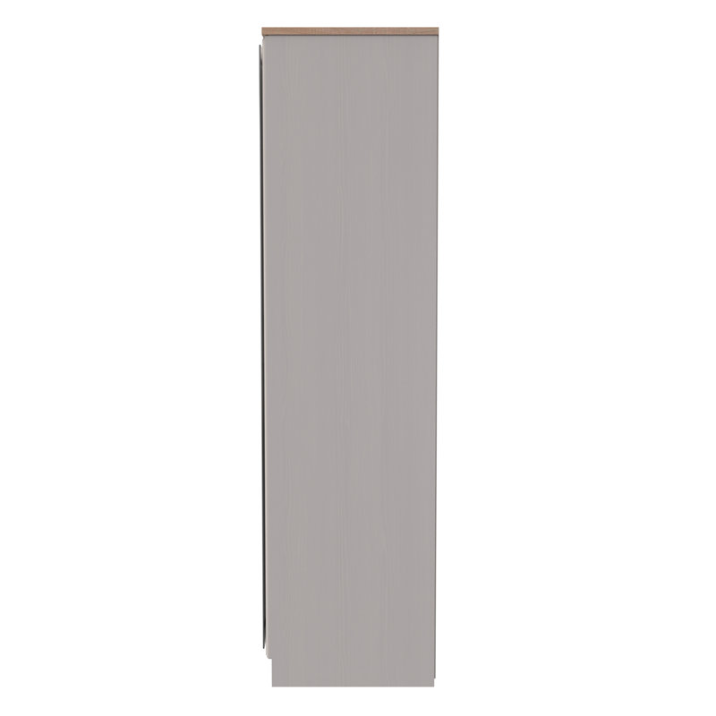 Aalysia Manufactured Wood Wardrobe, Kashmir Ash/Modern Oak