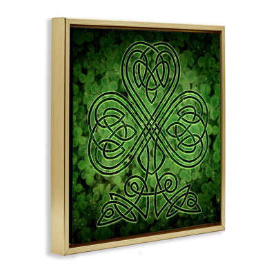Green Celtic Shamrock Knot