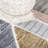 Joncarlos Geometric Scandi Colorblock Carved High-Low Multi Rug-1629806252