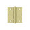 Deltana DSB35B26D 3-1/2" x 3-1/2" Square Hinge, Ball Bearings in Brushed Chrome Pair