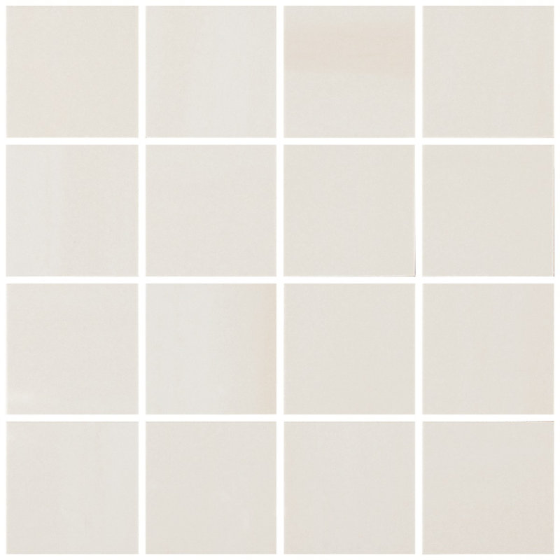 Minera 12x12 Matte Marble Look Mosaic Tile, Warm White