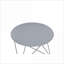 Table basse moderne en métal pour le salon - gris, facile à déplacer, polyvalente Utilitaire-1948914840