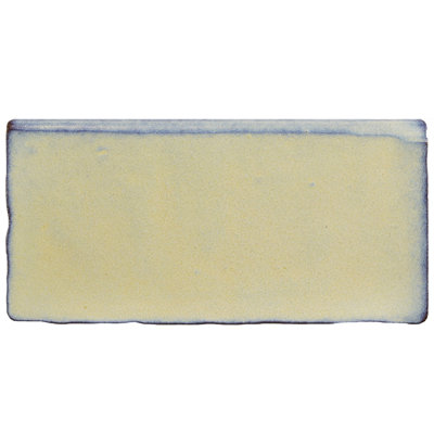 Carreau de céramique bullnose bleu clair / crème / pervenche / brun Antic Special 6 po x 3 po