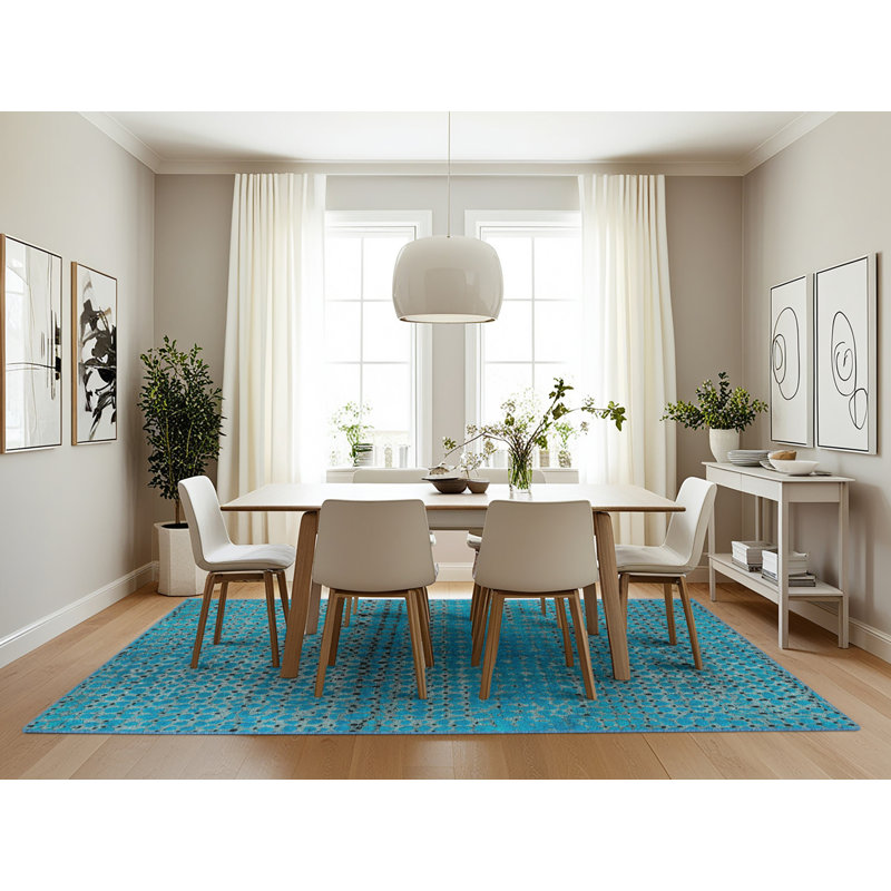 Tapis abstrait moderne 4381, Rectangle 7 pi x 10 pi