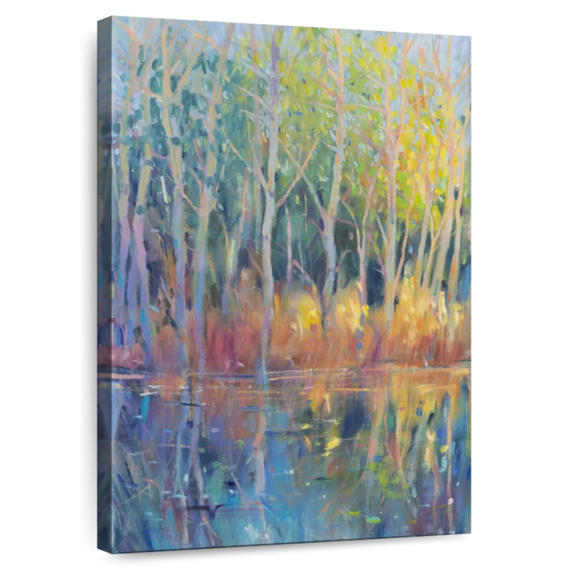Alvord Reflected Trees I, 36" H x 24" W