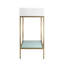 Pierre 32 Single, Freestanding, Open Shelf, Gold Metal Frame Bathroom Vanity-59097703