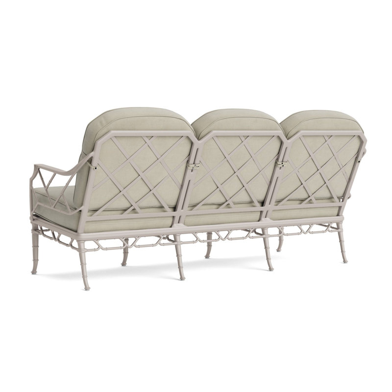 Calcutta Outdoor 3 - Seat Patio Sofa, Fusion Dove, Dove