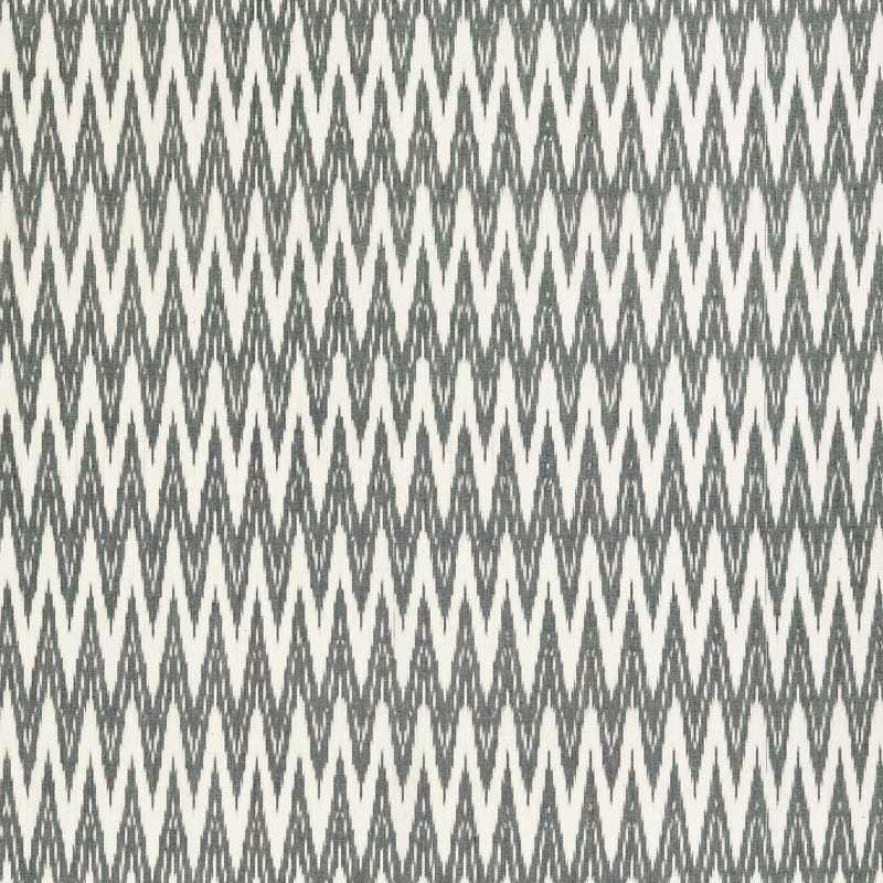 Kilimanjaro Ikat Fabric, Charcoal