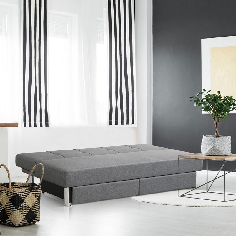 Twin 70'' Upholstered Convertible Sofa