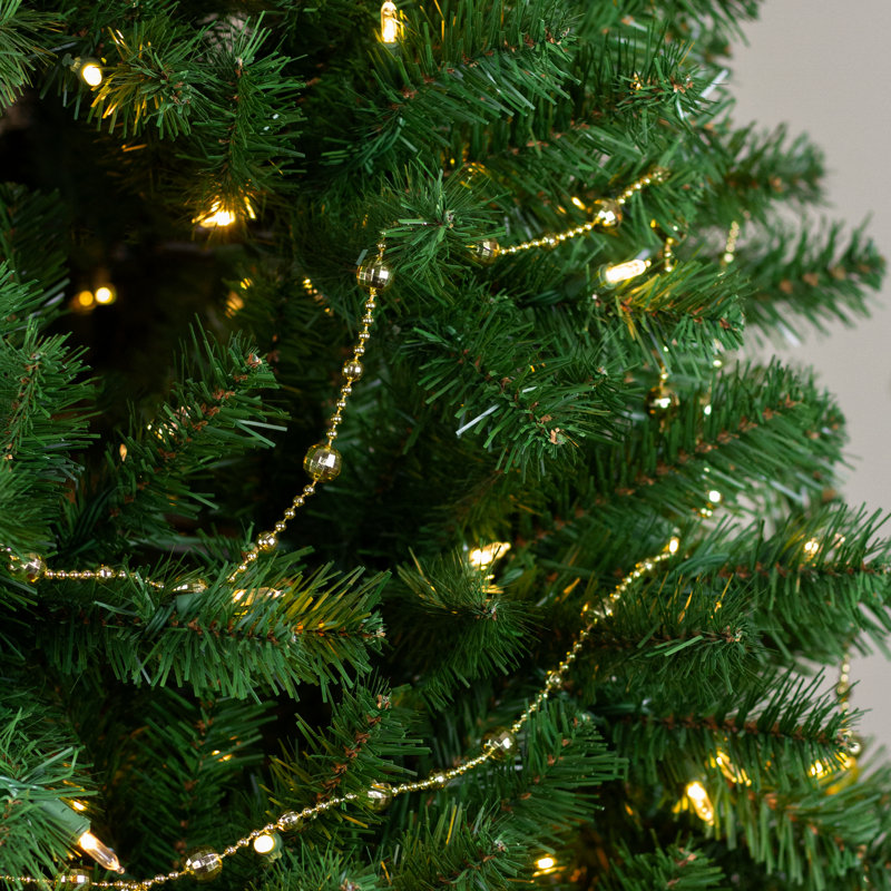 Guirlande de Noël 15 pi x 0,5 po, Or