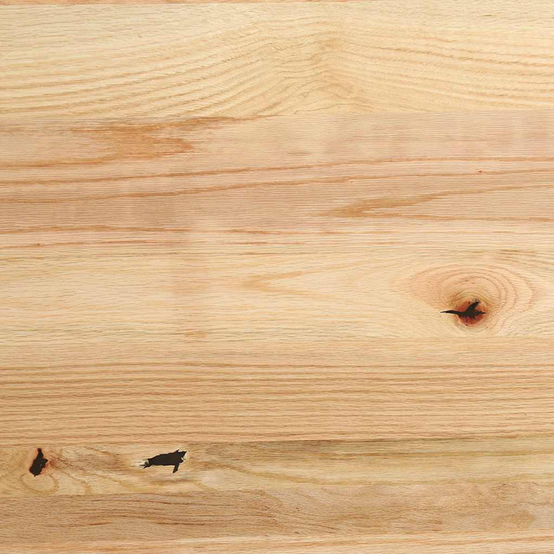 2-24 Solid Wood Table Top, 2cm H x 100cm W x 50cm D, Brown, white and pink