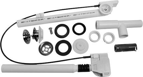 Leg Tub Drain with Overflow