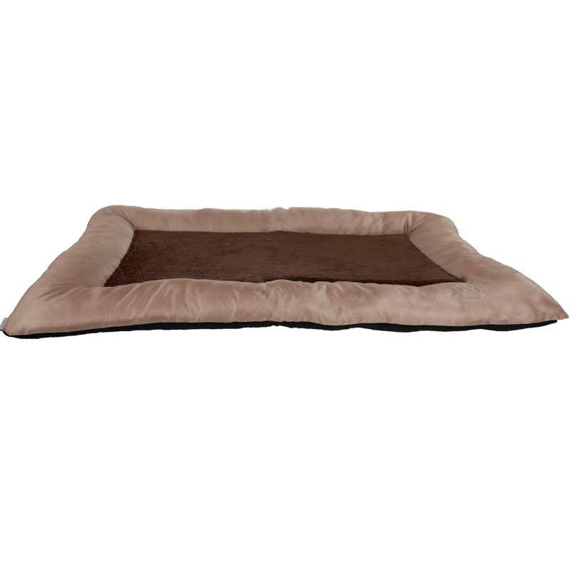  PETMAKER Replacement Dog Bed Cover, Plaid, Tan, Extra Large (46" W x 30" D x 4.25" H)