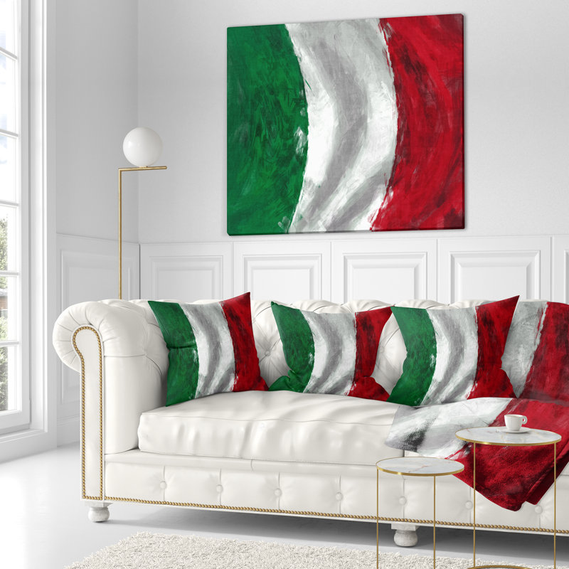 Coussin de l’italie drapeau lombaire