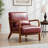 Bradley Faux Leather Armchair-2038384854