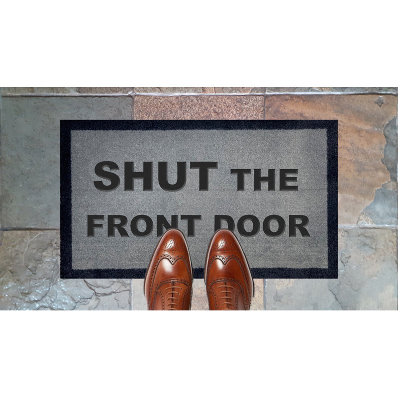 Shroyer Non-Slip No Pattern Doormat