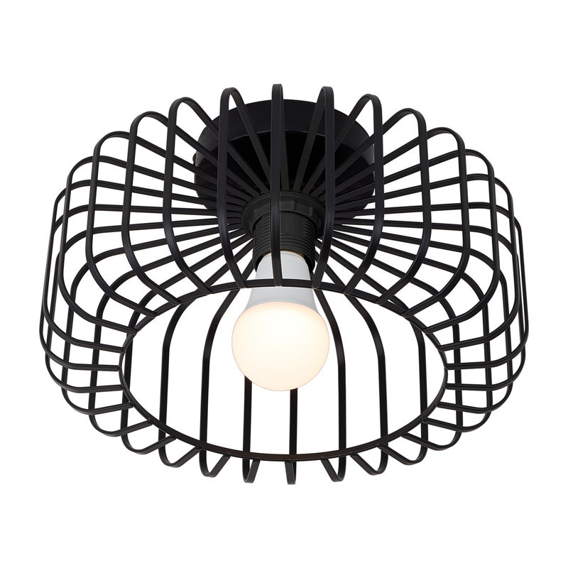 Iron Semi Flush Mount