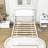 Twin Size Wood Platform Bed with Headboard-1033086958