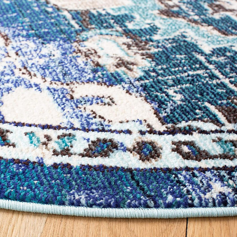 Madison Performance Oriental Rug, Round 6'7"