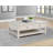 Payne 48-Inch Lift-Top Coffee Table with Hidden Storage and Casters, Distressed White-802540756