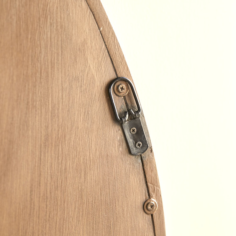 Dim Novelty Solid Wood Mirror, 33.46" x 25.59"