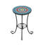 Table d'appoint de patio avec tablette-130564067