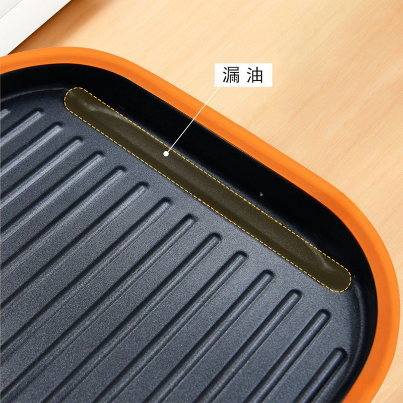 Microwave-safe Multifunctional Frying Pan, Non-stick Teflon & Tempered Glass