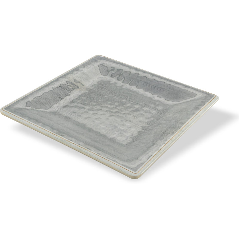 Assiette plate en mélamine 8,5 po Vinny, Fumée
