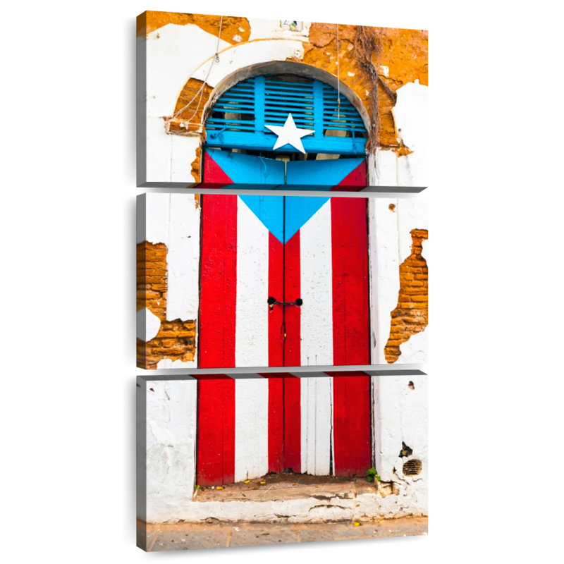 San Juan Old City Door, 32" H x 15" W