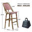 Tabouret de bar 46,46 po Forshee-1232403744