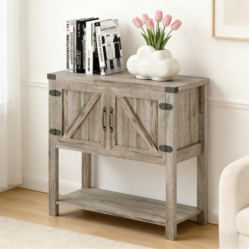 Small Storage Cabinet, Gray