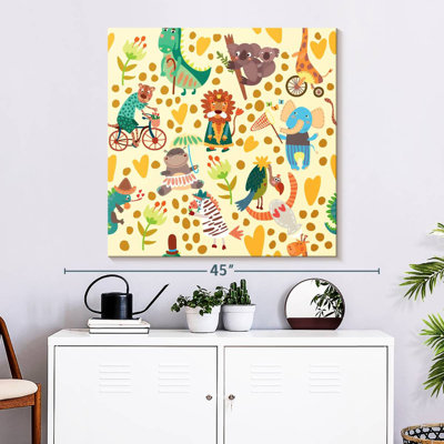 Ashelle, motif d'animaux de safari