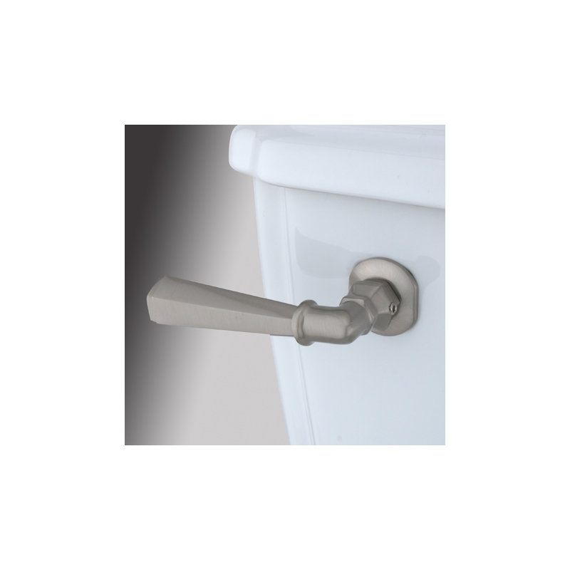 Bras de levier décoratif à réservoir hex, Nickel brossé