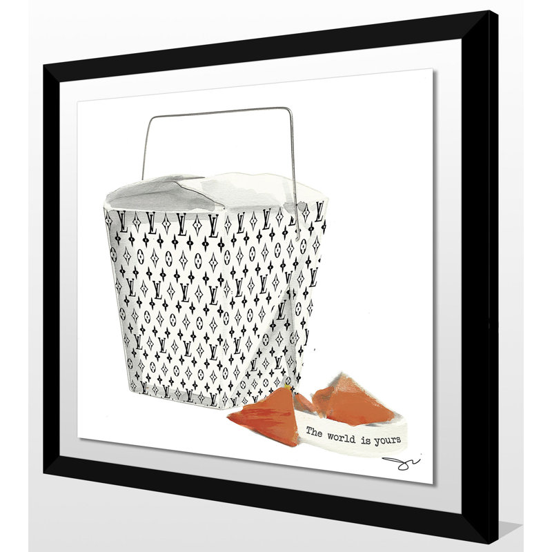 «The World» par BY Jodi - impression d'art graphique, H 39,5 po x l 39,5 po x P 0,75 po, H 27,5 po x l 27,5 po x P 0,75 po