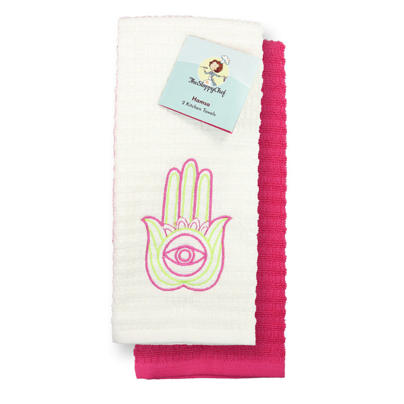 Cotton Embroidered Tea Towel Kitchen Towel