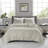 2 Piece Quilt Set Cream Twin/Twin XL-121790436-121790434