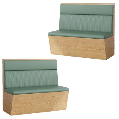 Banc rembourré en similicuir Modern Modern